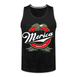 Merica Beer Parody 4th of July Patriotic Men’s Premium Tank