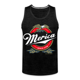 Merica Beer Parody 4th of July Patriotic Men’s Premium Tank