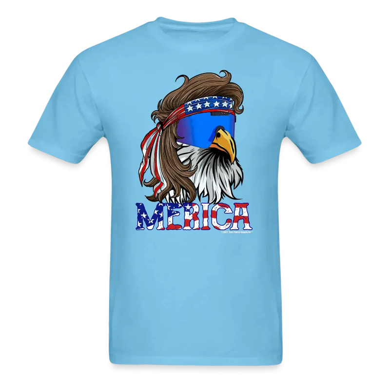 Merica Mullet Eagle Funny 4th of July T-Shirt