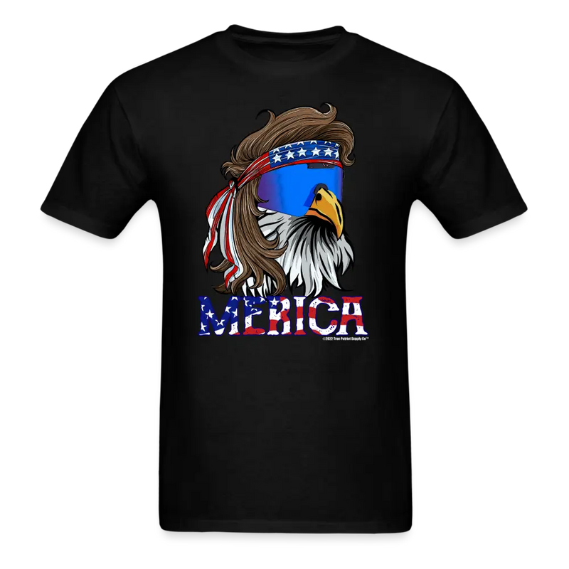 Merica Mullet Eagle Funny 4th of July T-Shirt