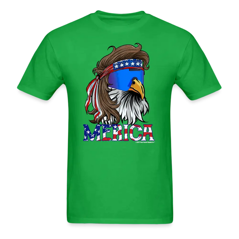 Merica Mullet Eagle Funny 4th of July T-Shirt