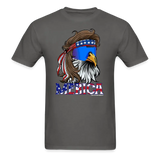 Merica Mullet Eagle Funny 4th of July T-Shirt