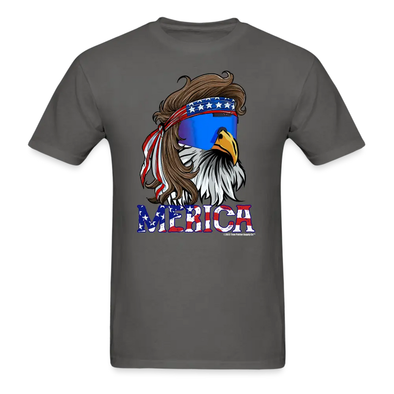 Merica Mullet Eagle Funny 4th of July T-Shirt