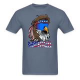 Merica Mullet Eagle Funny 4th of July T-Shirt