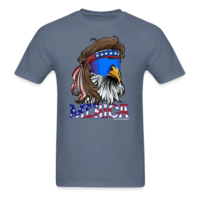 Merica Mullet Eagle Funny 4th of July T-Shirt