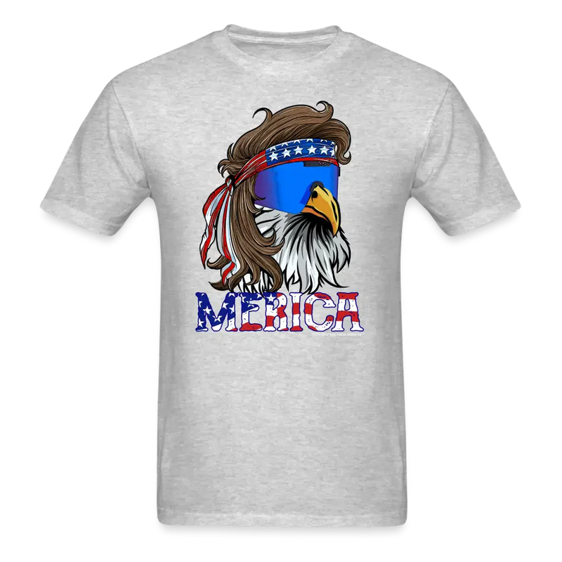 Merica Mullet Eagle Funny 4th of July T-Shirt