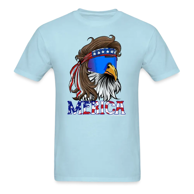 Merica Mullet Eagle Funny 4th of July T-Shirt