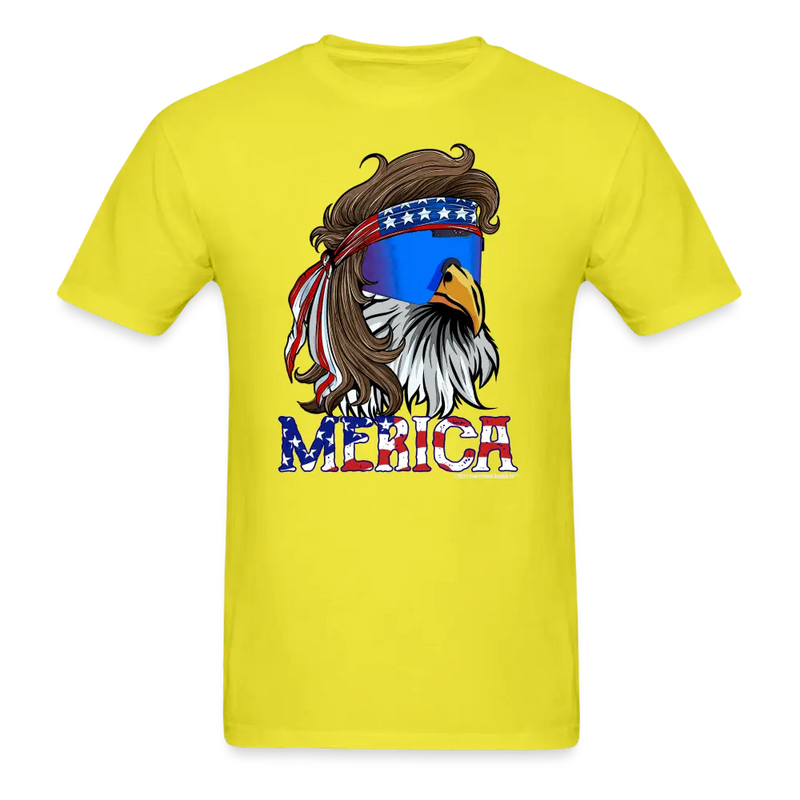 Merica Mullet Eagle Funny 4th of July T-Shirt