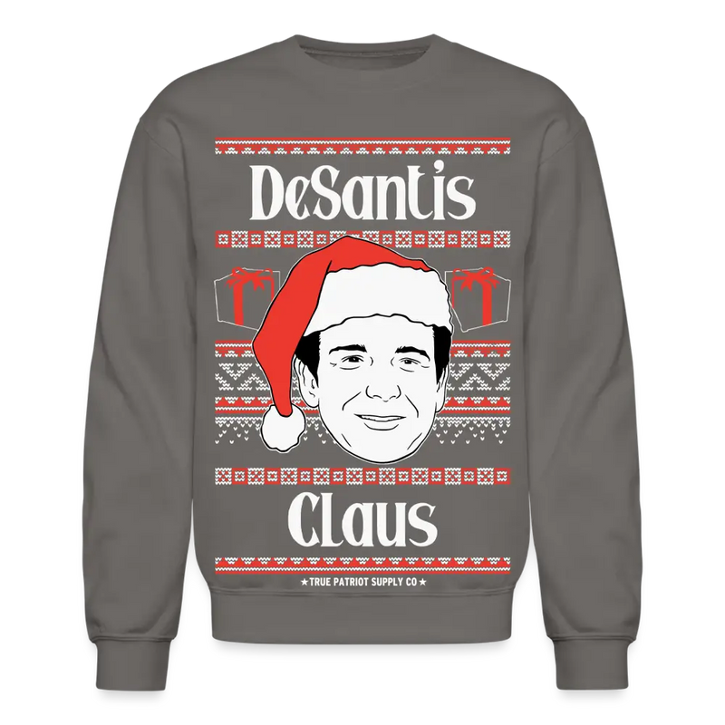 Ron DeSantis Claus Ugly Christmas Sweater Unisex Crewneck Sweatshirt