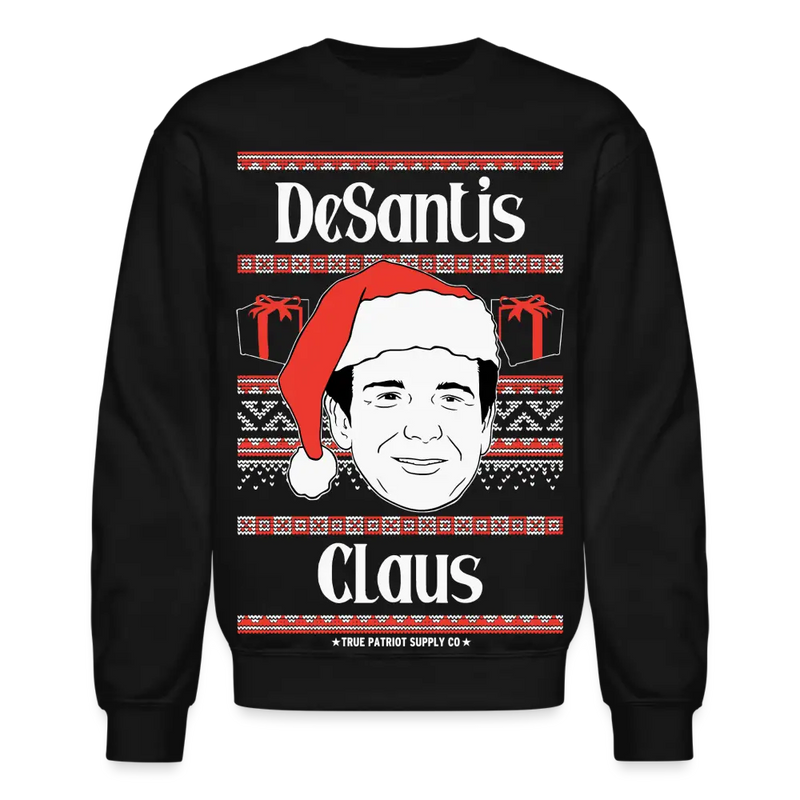 Ron DeSantis Claus Ugly Christmas Sweater Unisex Crewneck Sweatshirt