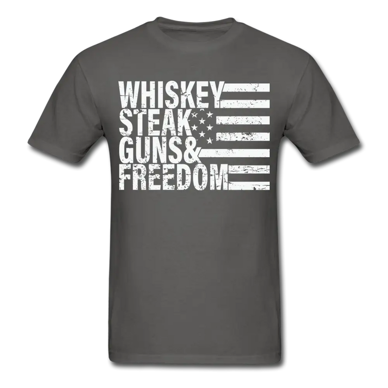 Whiskey Steak Guns & Freedom T-Shirt