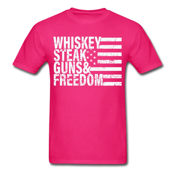 Whiskey Steak Guns & Freedom T-Shirt