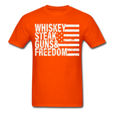 Whiskey Steak Guns & Freedom T-Shirt